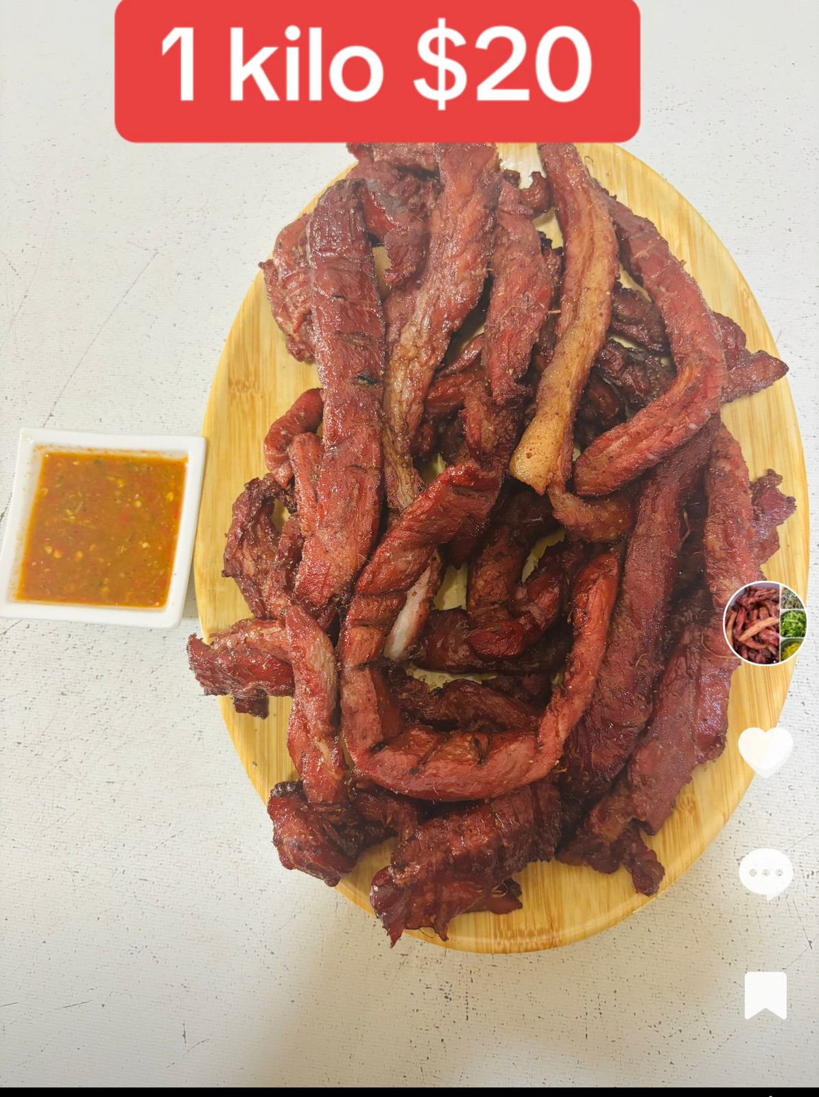 SEI BABI 1 KG (tanpa nasi)