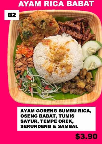 NASI AYAM RICA BABAT