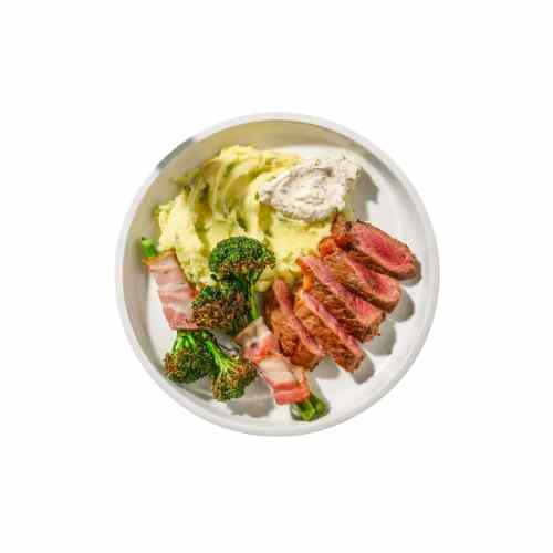 Anzco Striploin Steak (Mashed Potatoes / Mini Bowl Salad)
