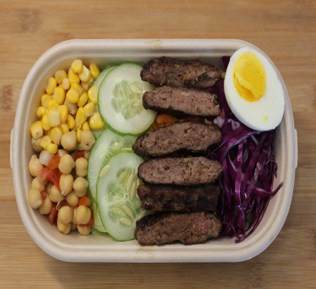 HAND MADE BEEF PATTY SALAD