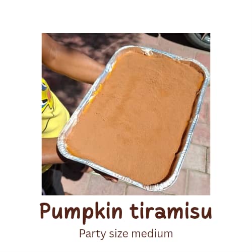 Pumpkin tiramisu (Medium)