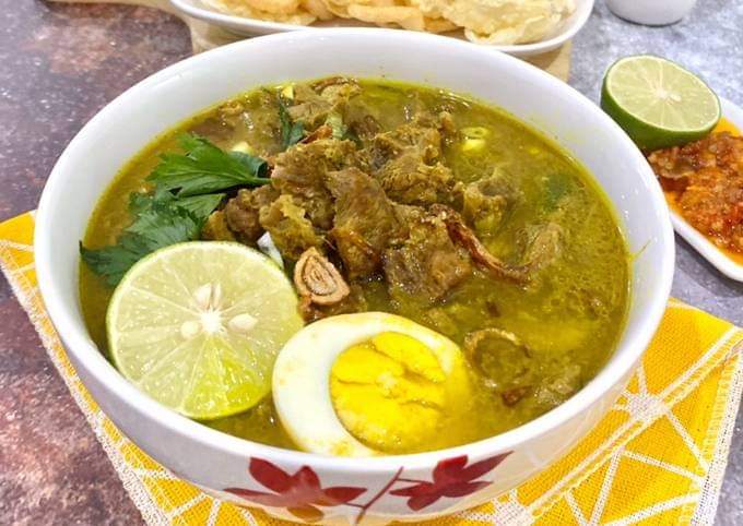 Soto Daging (+Nasi)