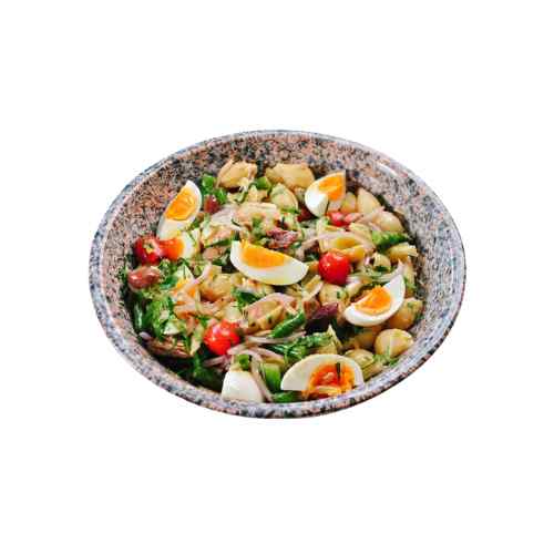 Tuna Nicoise Pasta Salad